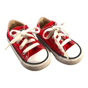 Converse Chuck Taylor All Star Red Sneakers Kids Size US 5 Lace Up